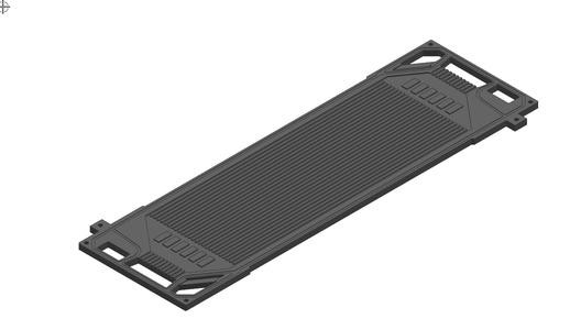 Celle à combustible 100Mpa Plaque bipolaire de graphite haute résistance