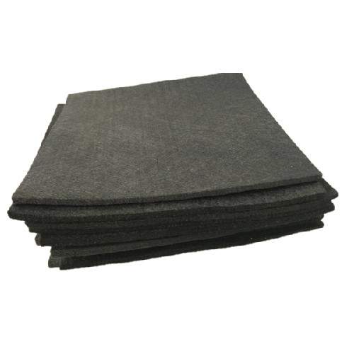 Faible teneur en cendres ISO 0,12 g/cm3 Feutre de graphite